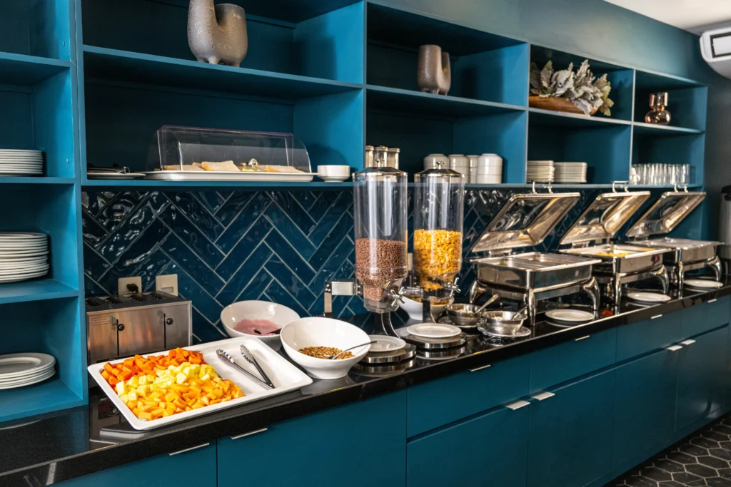 Breakfast buffet at Vista Express Guadalajara Expo