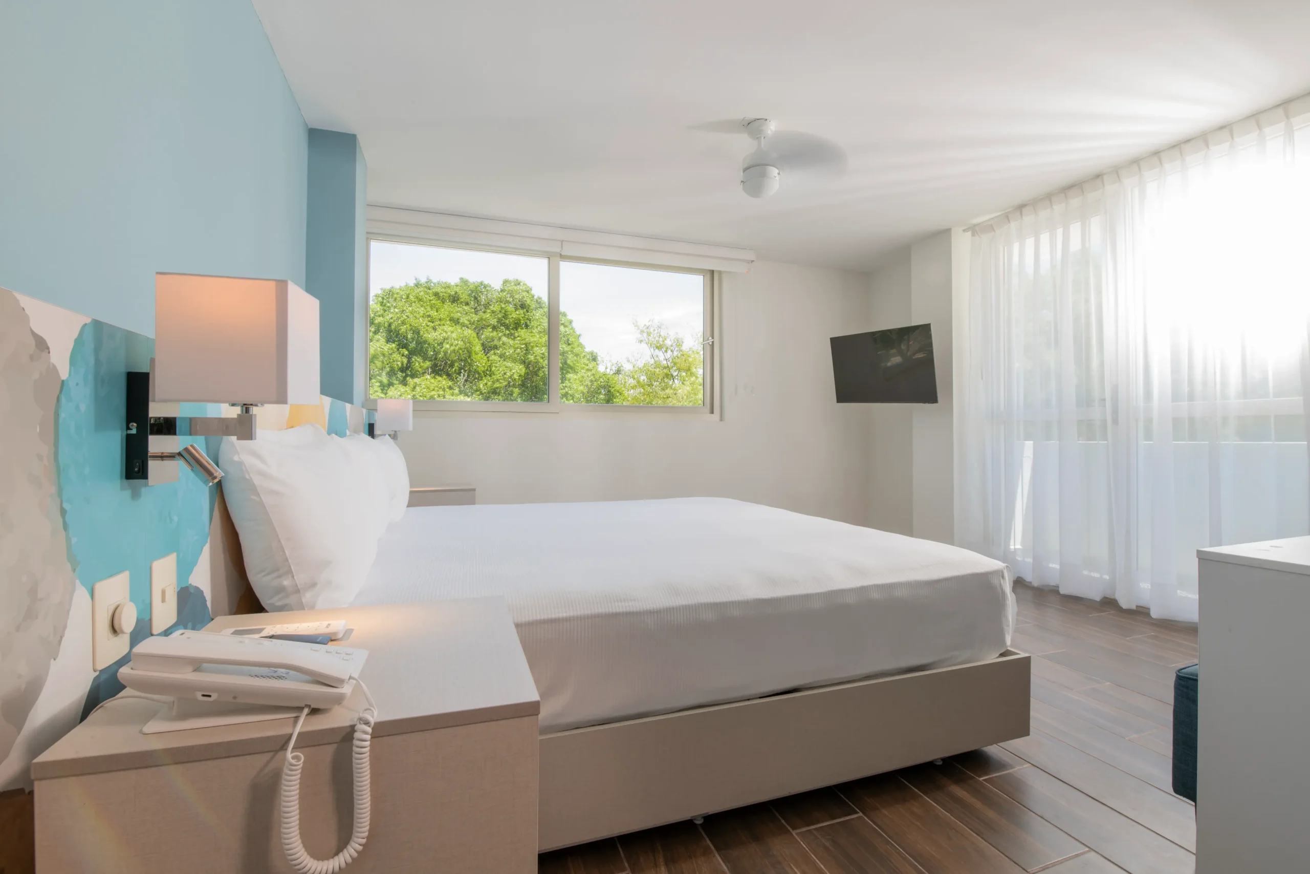 Comfortable beds at Vista Express Guadalajara
