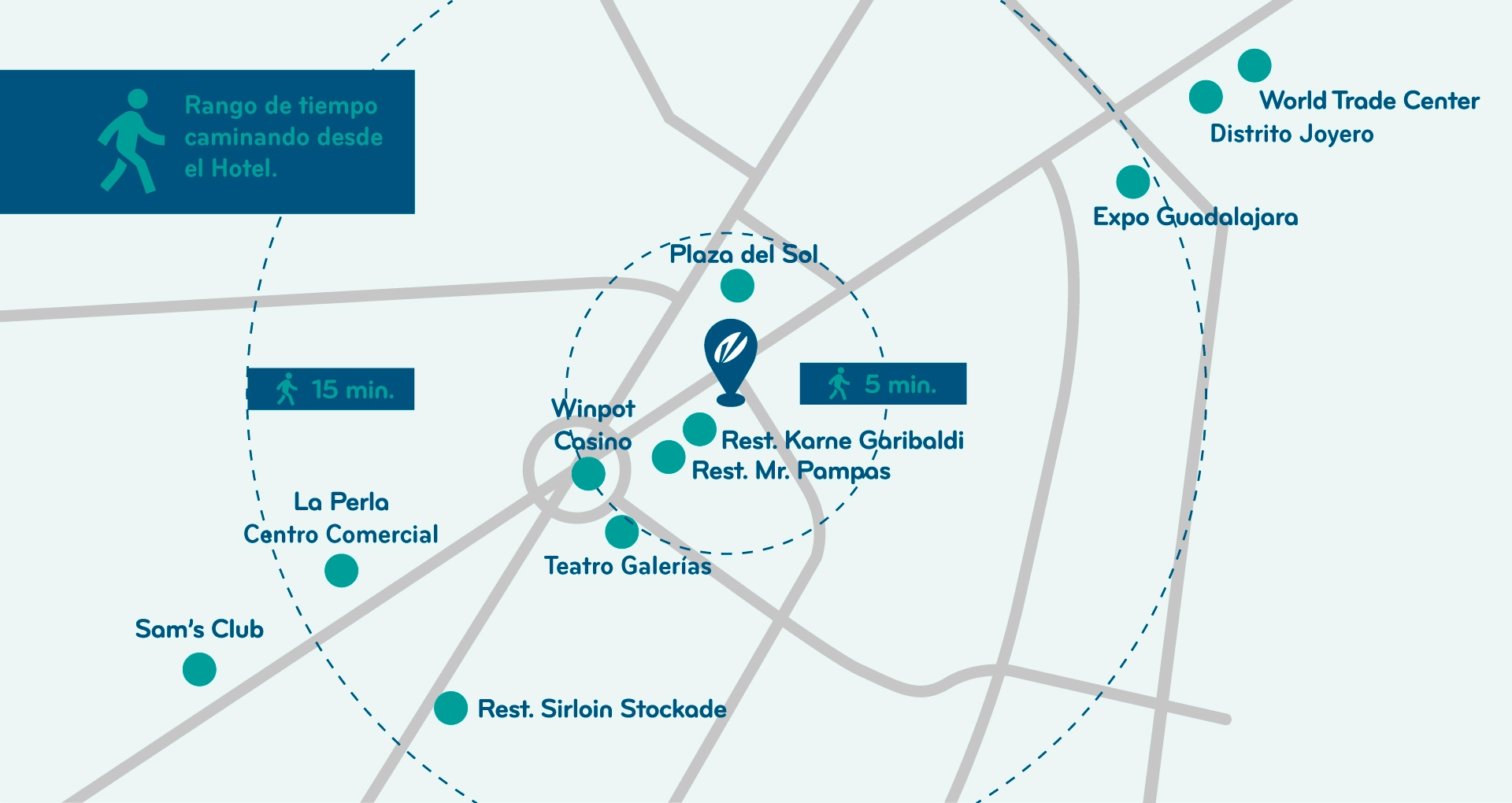 Map of nearby attractions